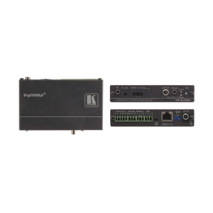 HDMI Receiver with RS−232  IR & Stereo Audio over PoC Long−Reach DGKat