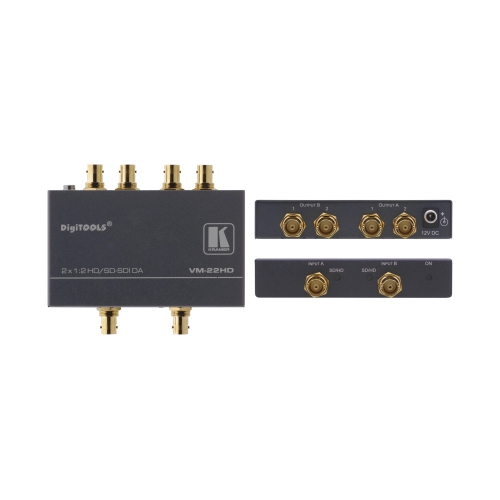 Dual-Mode 1:2 HD-SDI Distribution Amplifier