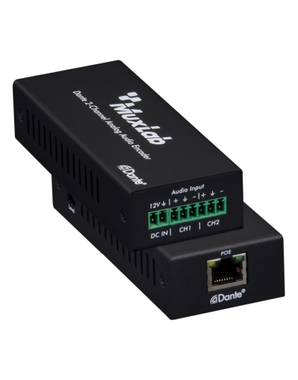 2-Channel Dante Audio Analog Encoder