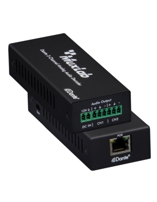 2-Channel Dante Audio Analog Decoder