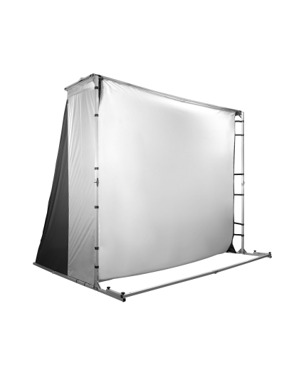 -Inch GolfSim Portable ImpactWhite 350 Series Sports Simulation Portable  Front Projection Screen