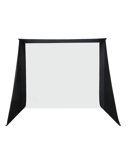 -Inch GolfSim Portable ImpactWhite 350 Series Sports Simulation Portable  Front Projection Screen