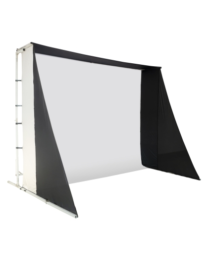 -Inch GolfSim Portable ImpactWhite 350 Series Sports Simulation Portable  Front Projection Screen