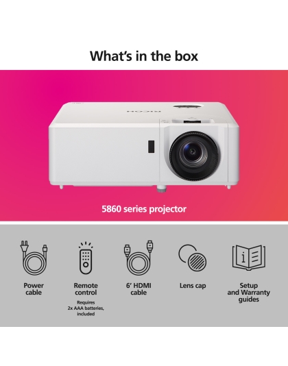 PJ WUL5860 DLP Portable Projector