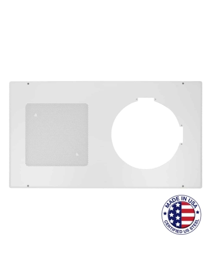 Square Grille with Frame for Surface Mount Clock-Speaker Center