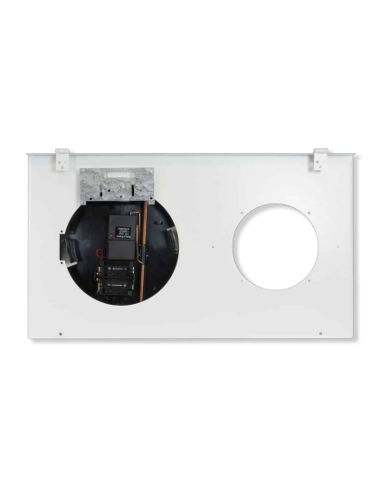 Round Bezel Grille with Frame for Recessed Clock-Speaker Center