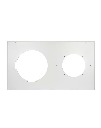 Round Bezel Grille with Frame for Recessed Clock-Speaker Center