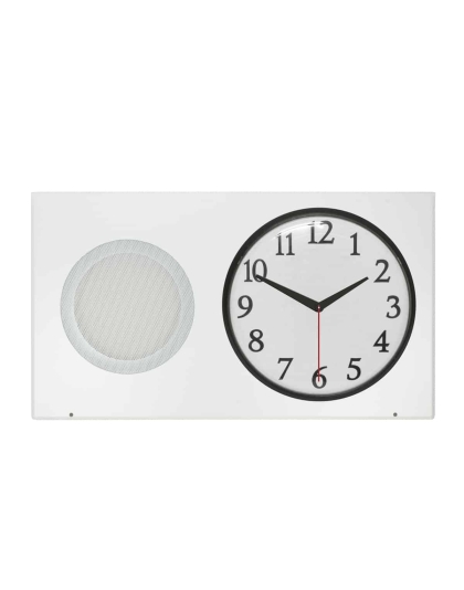 Round Grille with Frame for Recessed Clock-Speaker Center