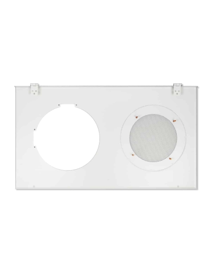 Round Grille with Frame for Recessed Clock-Speaker Center