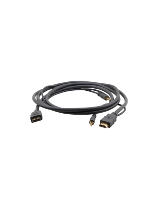 High-Speed HDMI Flexible Cable with Ethernet &amp; 3.5mm Stereo Audio