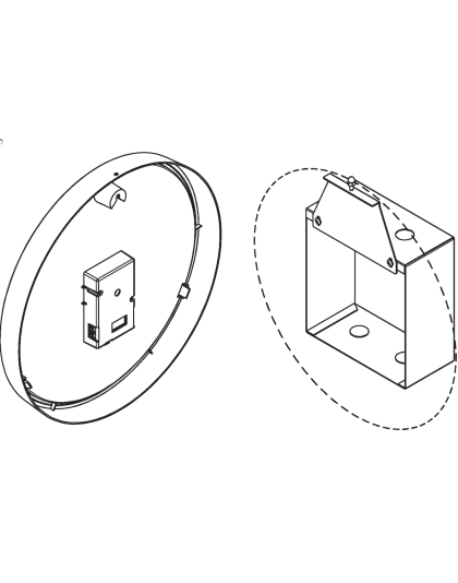 Flush Mount Adapter (Surface Plastic Cases)
