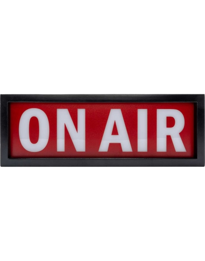 Desktop ON AIR Light - Red Face with White Letters