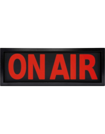 Desktop ON AIR Light - Black Face with RGB Lights