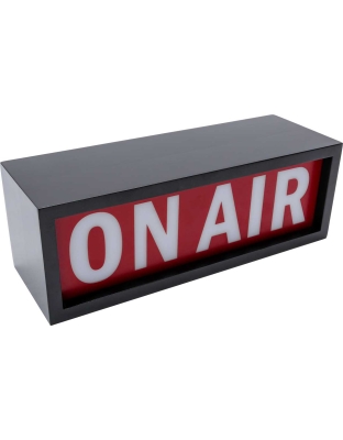 Desktop ON AIR Light - Red Face with White Letters