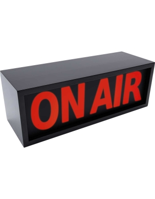 Desktop ON AIR Light - Black Face with RGB Lights