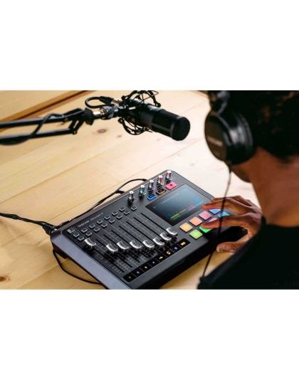TASCAM Mixcast 4 Podcast Station with Built-in Recorder & USB Interface