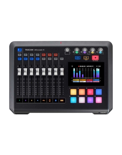 TASCAM Mixcast 4 Podcast Station with Built-in Recorder & USB Interface