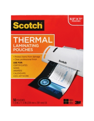 3Mil Thermal Laminator Pouches (Refill Pack)
