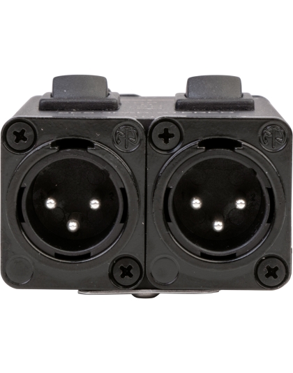 2 Channel XLR Mic Pad with 0dB/-30dB/-60dB Adjustable Attenuation