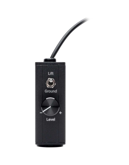 3.5mm to 3-Pin XLR Laptop to Mic Level Adapter Interface with Ground Lift Switch &amp; Level Control