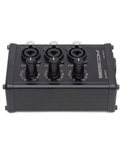 3-Channel Mic/Line Mixer with Independent Level Control