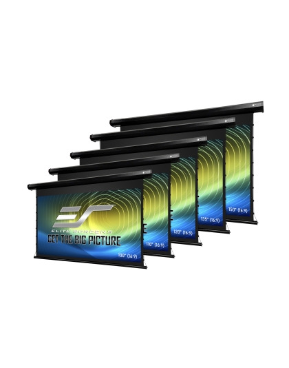 100-Inch CineTension 3 Electric Wall/Ceiling Tab-Tension 16:9 Front Projection Screen