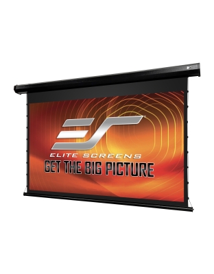 110-Inch CineTension 3 WraithVeil Dual Electric Wall/Ceiling Tab-Tension 16:9 Front and Rear Projection Screen