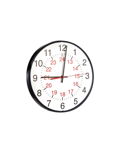 Plastic PoE Analog Clock