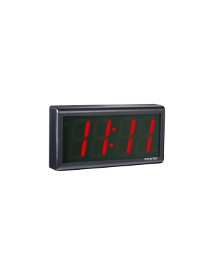 Plastic 4-Digit PoE Digital Clock