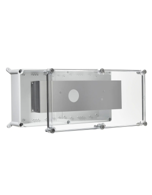 NEMA4 / IP66 Rated Enclosure for 6-Digit PoE Clocks