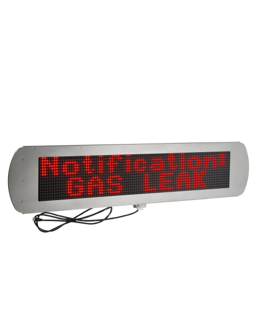OnAlert™ PoE NEMA4x IP66 Emergency Messaging LED Display and Clock