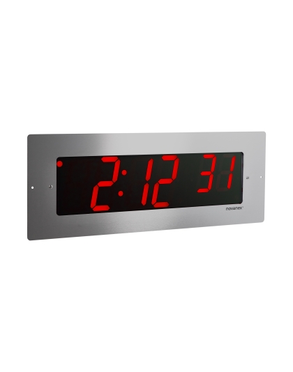 Metal 6-Digit PoE Digital Clock