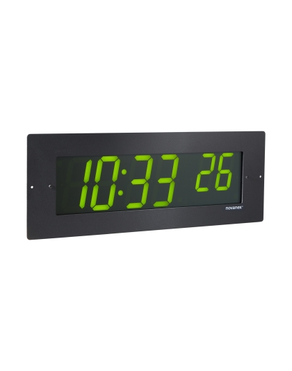 Metal 6-Digit PoE Digital Clock