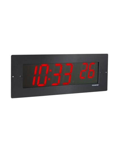 Metal 6-Digit PoE Digital Clock
