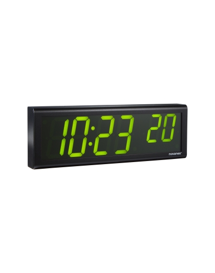 Metal 6-Digit PoE Digital Clock