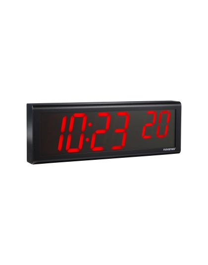 Metal 6-Digit PoE Digital Clock