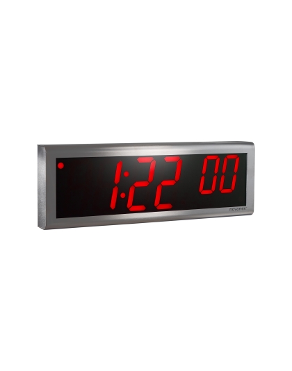 Metal 6-Digit PoE Digital Clock