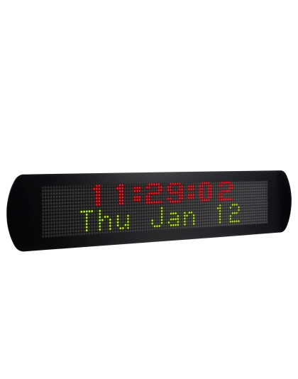 OnAlert™ PoE Emergency Messaging LED Display and Clock