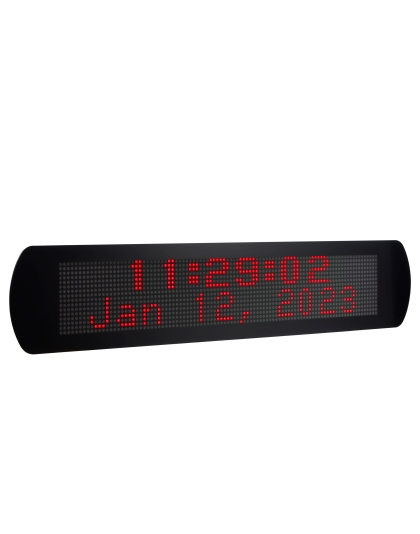 OnAlert™ PoE Emergency Messaging LED Display and Clock