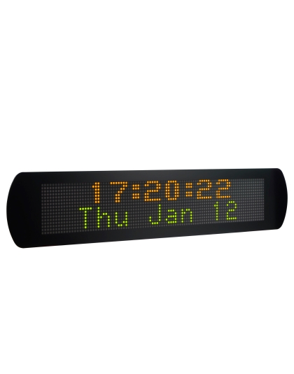 OnAlert™ PoE Emergency Messaging LED Display and Clock