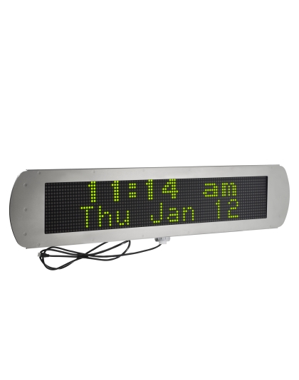 OnAlert™ PoE NEMA4x IP66 Emergency Messaging LED Display and Clock