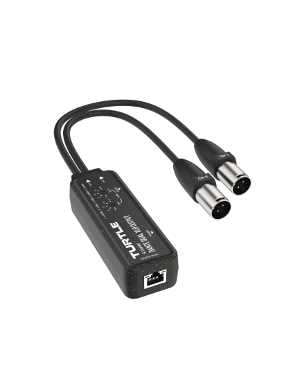 Dante Dual Channel Dante to Analog XLR Adapter