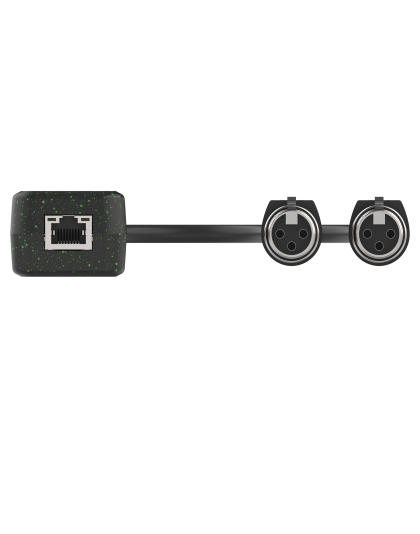 Dante Dual Channel Analog XLR to Dante Adapter