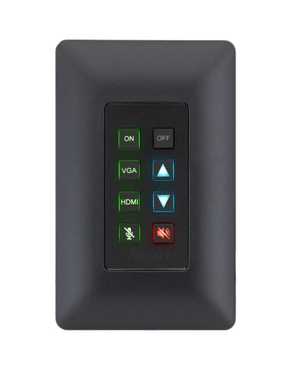 8-Button Single Gang Backlit Controller Panel
