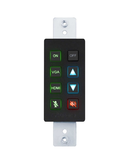 8-Button Single Gang Backlit Controller Panel