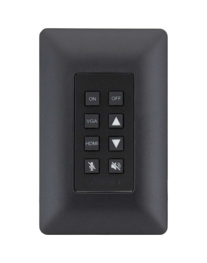 8-Button Single Gang Backlit Controller Panel