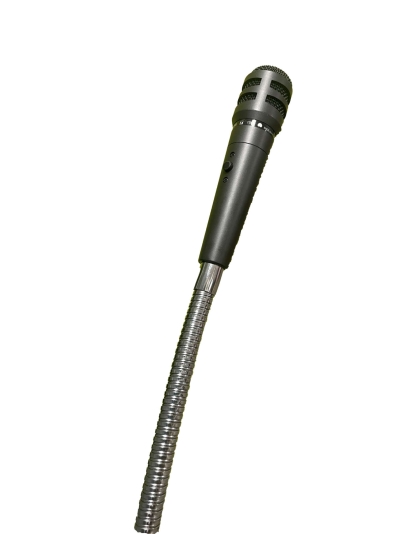 Gooseneck Paging Microphone With Push-To-Talk Switch and Relay Output