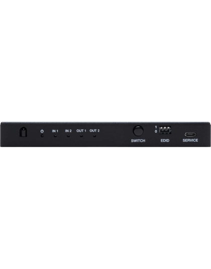 8K HDMI 2.1 and HDCP 2.3 Compliant 2x1x2 Splitter &amp; Switcher