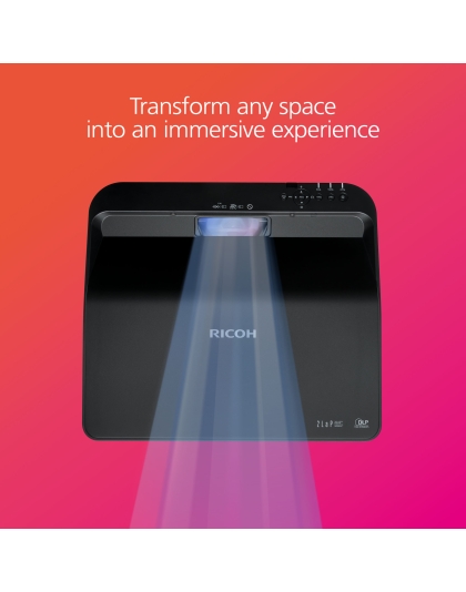 Ricoh PJ UHL3660 Ultra Short Throw Laser DLP Projector with Miracast