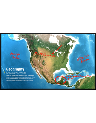 55-Inch 20-Point Touch Interactive AQUOS BOARD®